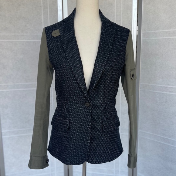 Veronica Beard Tweed Army Dickey Jacket sz 2